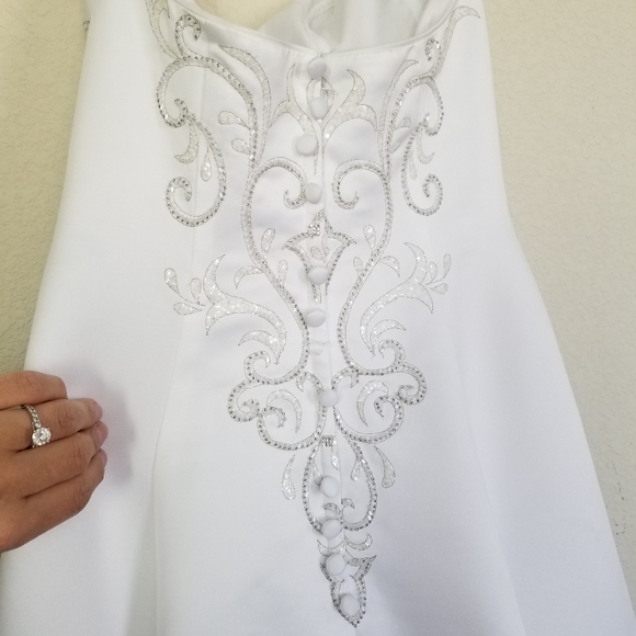 GERMAN WEDDING DRESS SIZE 6 CLASSIC - Picture 4 of 6